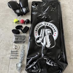 New Punching Bag And Gloves