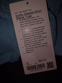 Lululemon Swiftly Relaxed Short Sleeve Top