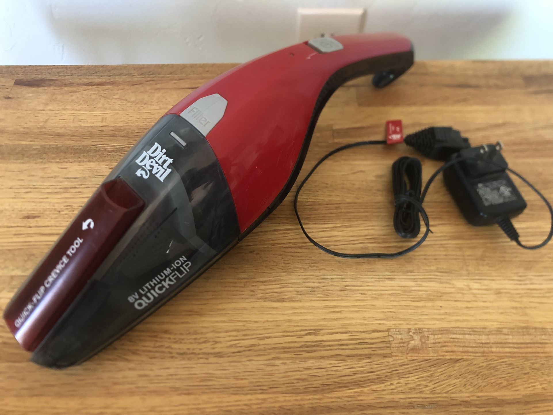 Dirt Devil 8V Quick-Flip Handheld Cordless Vacuum