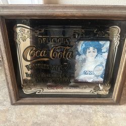 Coca Cola Vintage Mirror Sign