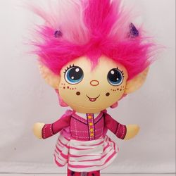 2017 FLIP ZEE TROLLS  PRiTTY PINK  PLUSH DOLL 