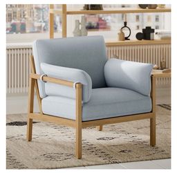 Accent Chair “Beautiful” Brand in Blue