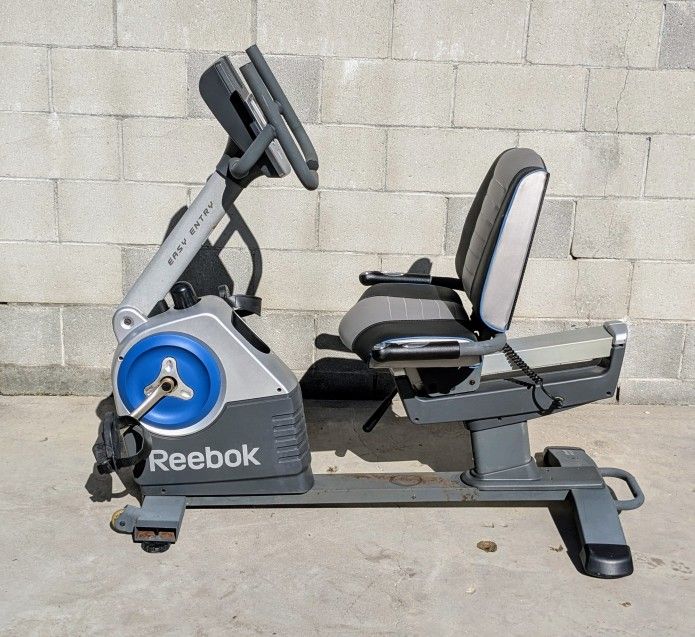 Stationary Bike- Reebok Rx3 Trainer Adjustable Stationary Bike with Data Screen • Exercise Equipment, Home Gym, Fitness Trainer, Cycling, Cycling Trai