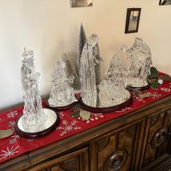Acrylic Nativity Set