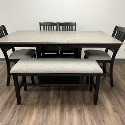 Dining Table With 4 Chairs And Bench