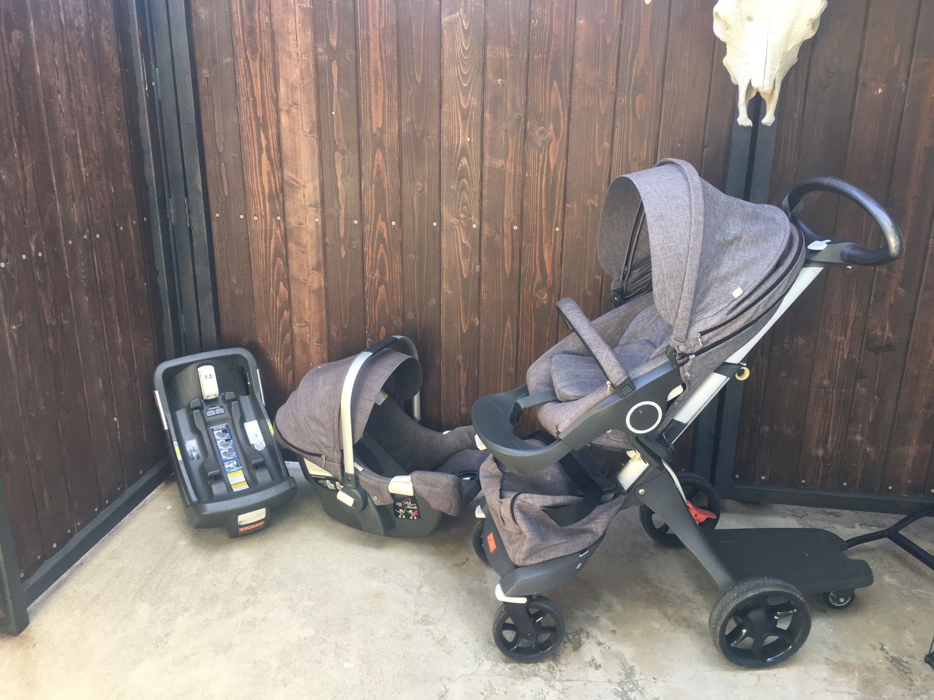 Stokke Stroller and car seat