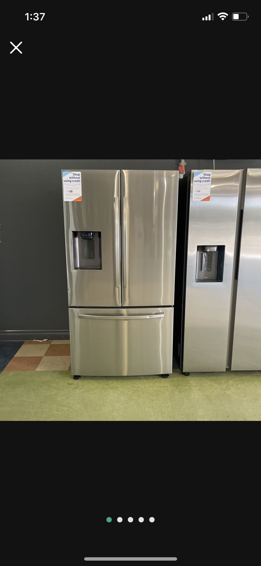 Samsung Stainless Steel French Door Refrigerator💸