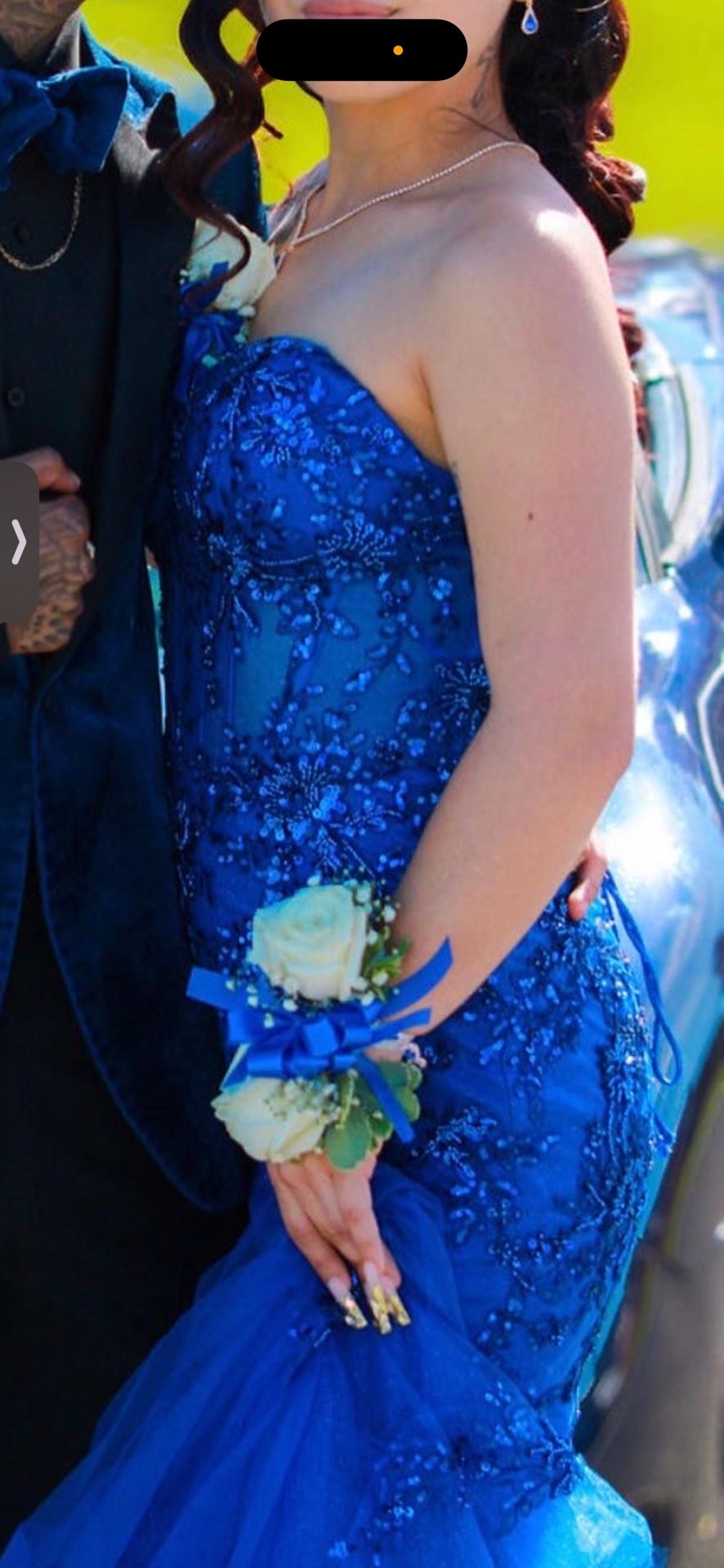 BLUE PROM DRESS