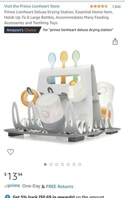 Baby Bottle Drying Rack Stand Station Used