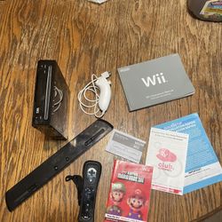 Black Nintendo Wii