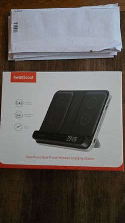 SwanScout Dual Phone Wireless Charger