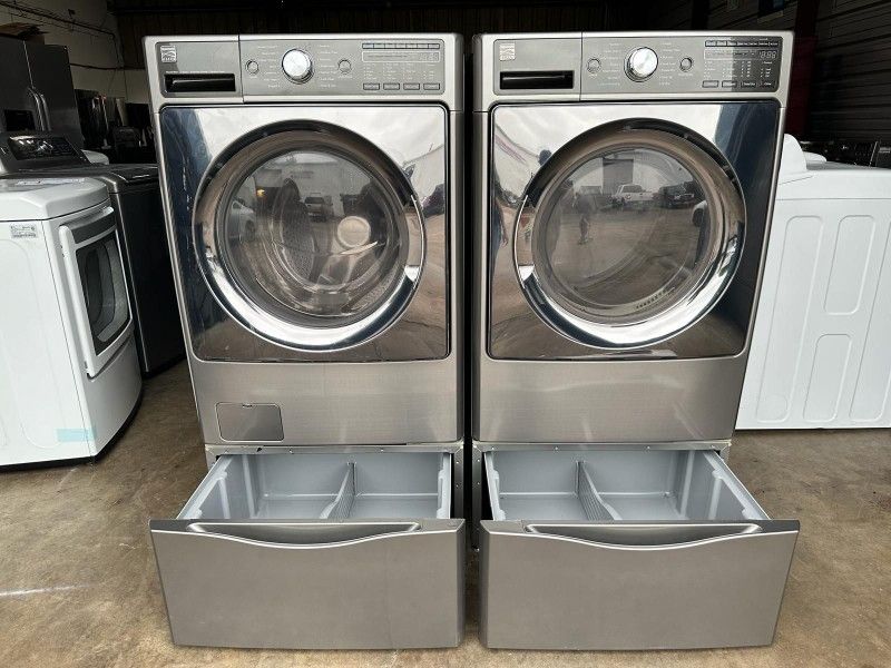 Extra Big 5.5 Washer And Electric Dryer 🚚 FREE DELIVERY AND INSTALLATION 🚚 🏡 