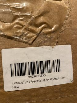 CAMPROS CP Tent 4Person Camping Tents, Waterproof Windproof Family Dome Tent with Rainfly, Large Mesh Windows, Wider Door, Easy Setup, Portable