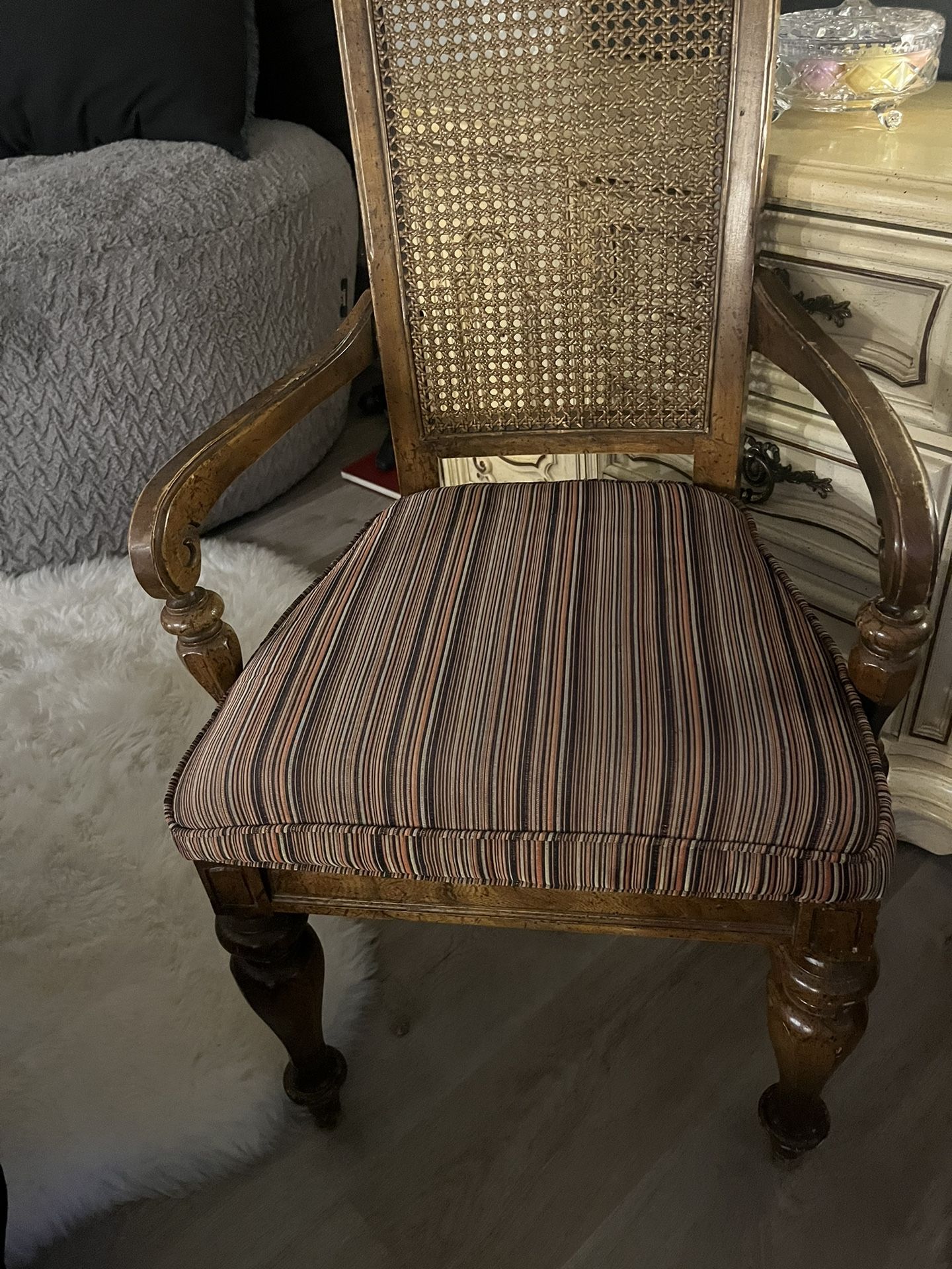 Antique Arm Chair Boutique Accent Chair And Leather Ottoman