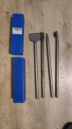 4-Piece SDS Max Chisel Set