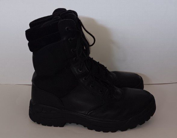 Magnum Stealth mens size 9 combat work safety slip/oil resistant boots $25 FIRM