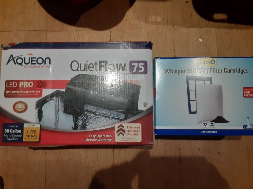 New Aquarium Fish Tank Filter And Cartridges