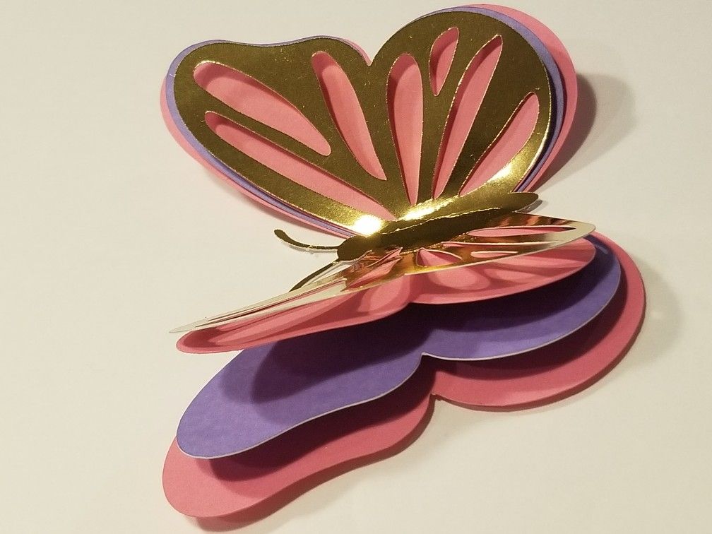 3D butterflies
