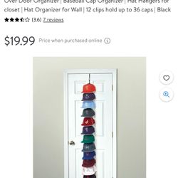 Baseball Cap Organizer