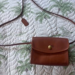 Vintage Coach Penny Pocket Crossbody Bag