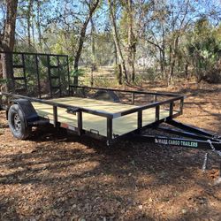 🔥 BRAND NEW 7x12 Ware Cargo Single Axle Utility Trailer – $2,300 – FREE DELIVERY 🔥

