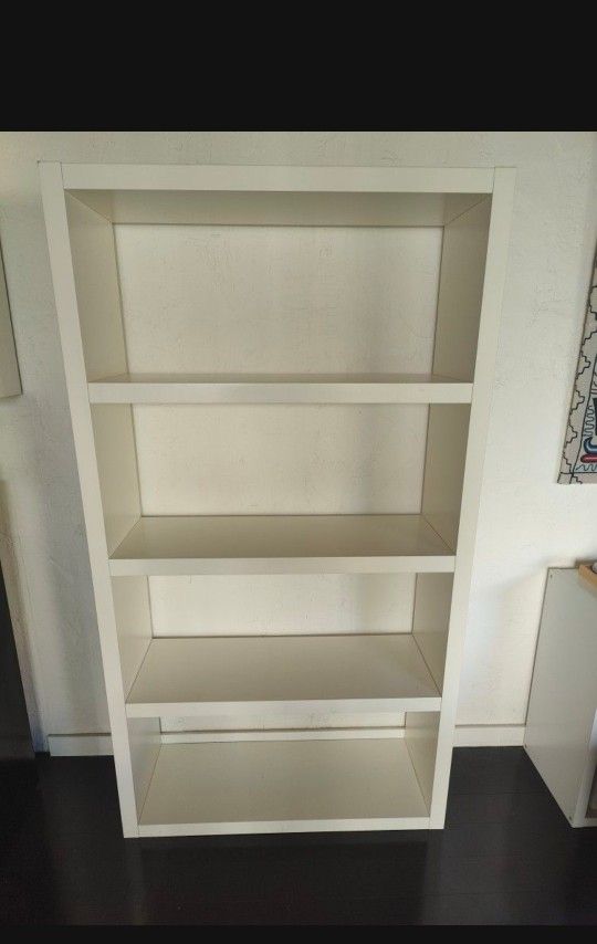 4-Shelf Open Bookcase – $50