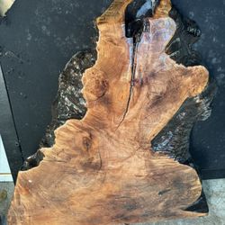 raw burl wood