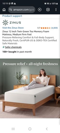 Twin Zinus Green Tea Mattress