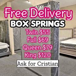 Box Springs  Twin box Full box  Queen box  King box  Bases para colchon  Box spring 