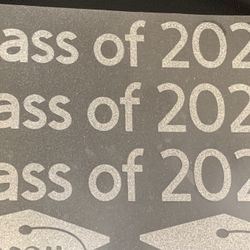 Vinyl Glitter Class Of 2024