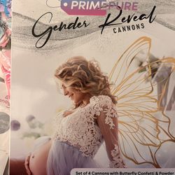 Gender Reveal Cannons And Items (for Girl/ Pink) 