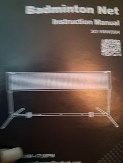 Badminton net