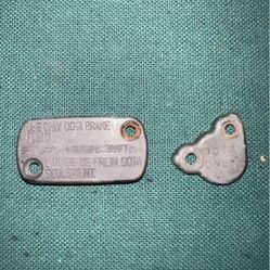2005 Honda CRF450R Front/Rear Brake Fluid Reservoir Caps