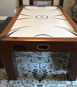 Air hockey- table tennis - dining table combo