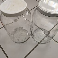 2 Glass Jar 