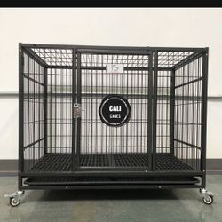 Dog Pet Cage Kennel Size 37” Medium With Metal / Plastic Floor Grid New In Box 📦 