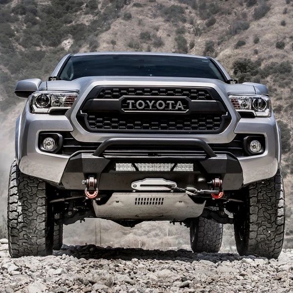 Body Armor HiLine Series Front Steel Winch Bumper For Tacoma 2016 2017 2018 2019 2020 2021