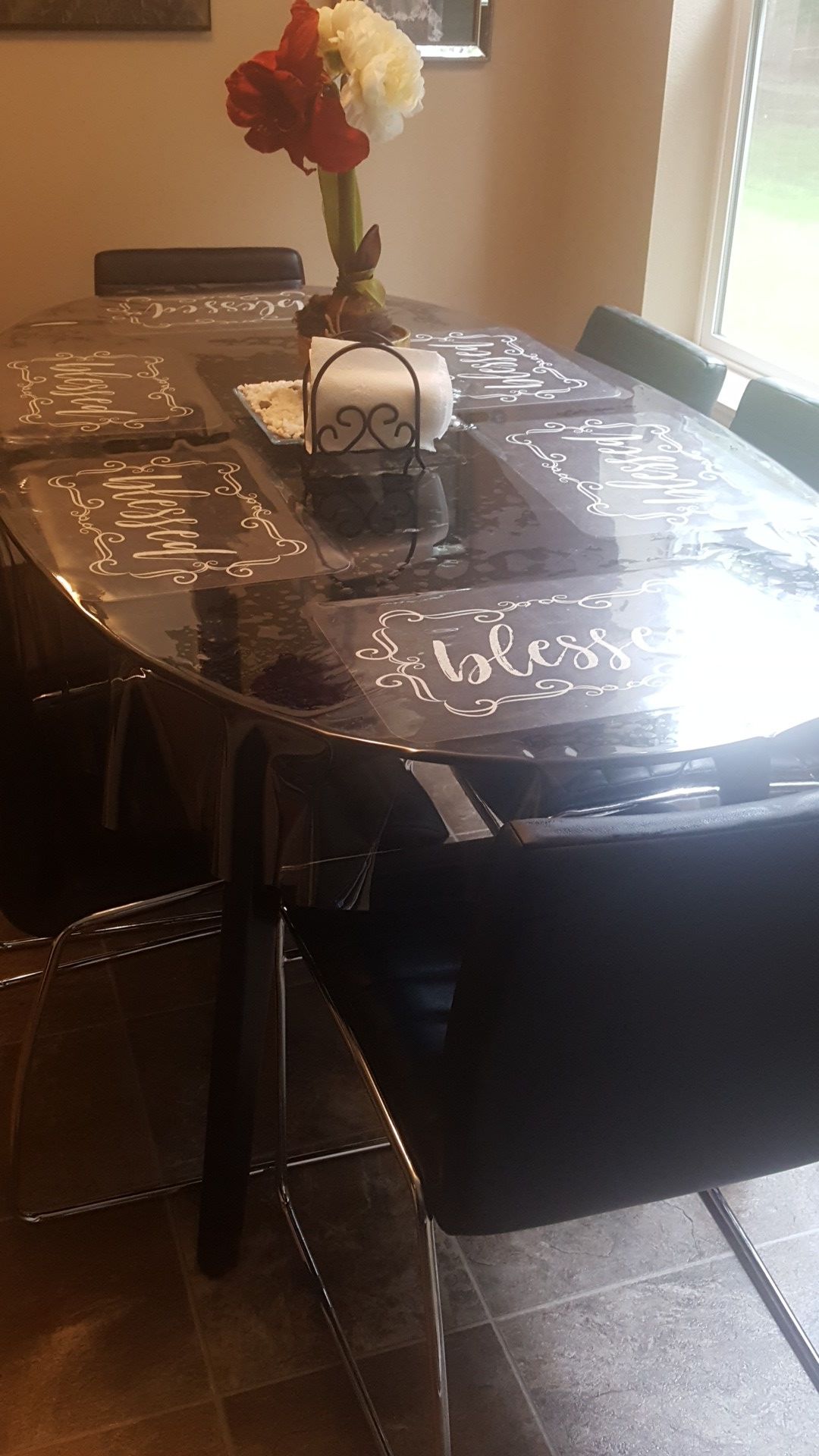 Mesa de vidrio en muy buenas condiciones