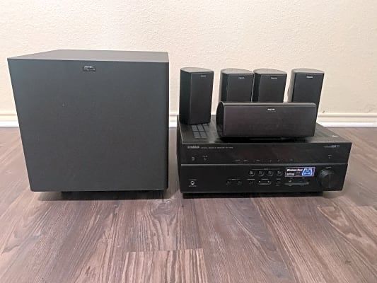 Yamaha/Klipsch home theater system