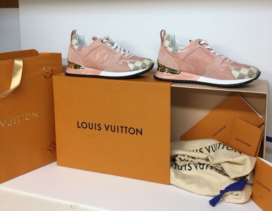 Louis Vuitton, Shoes, Louis Vuitton Damier Azur Overcloud Sneakers
