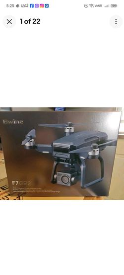 Bwine F7GB2 4K HD Camera Ready to Fly Drone with Remote Control brand new 3 Batteries