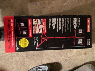 Sears Craftsman Halogen Worklight with Tripod #(contact info removed)
