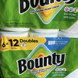 Bounty Paper Towels $12 Each
