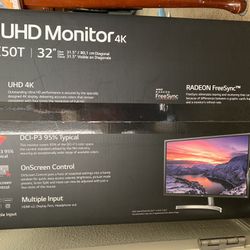 Monitor LG . Brand New Sealed. Model 32UK50T