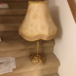 Like New Condition Brass 30” Tall Lamp  