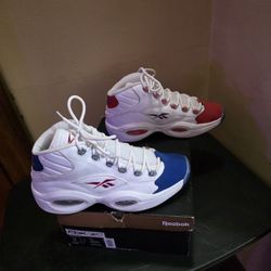 Reebok Iverson Question Mid "Double Cross" - IOB Size 11