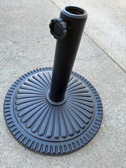 15” diameter Black Umbrella Stand