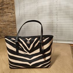 Coach Zebra Bag