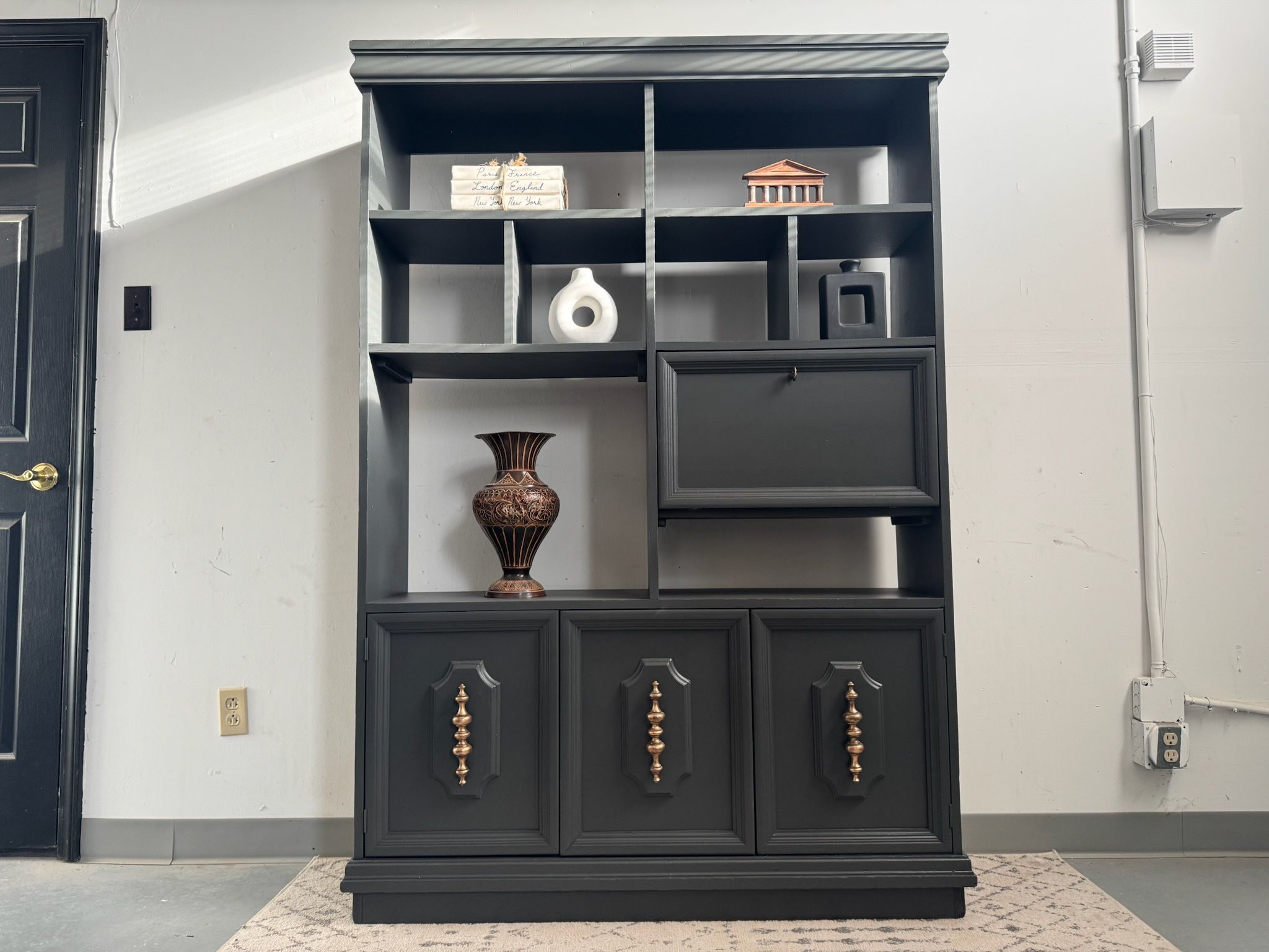 Refinished Iron Ore Bookshelf – Delivery Available