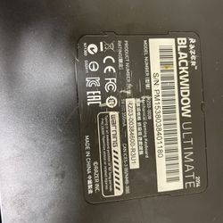 Razor Black widow Ultimate Key Board 